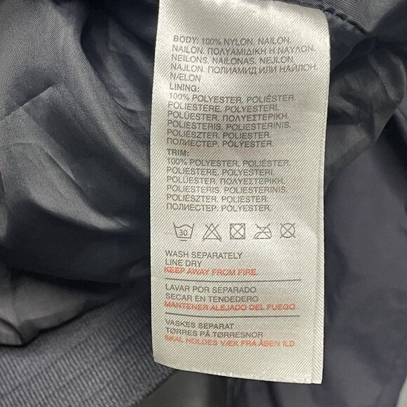 Crosshatch Mens Gray Windbreaker Jacket Double Zip & Drawstring - Picture 7 of 11